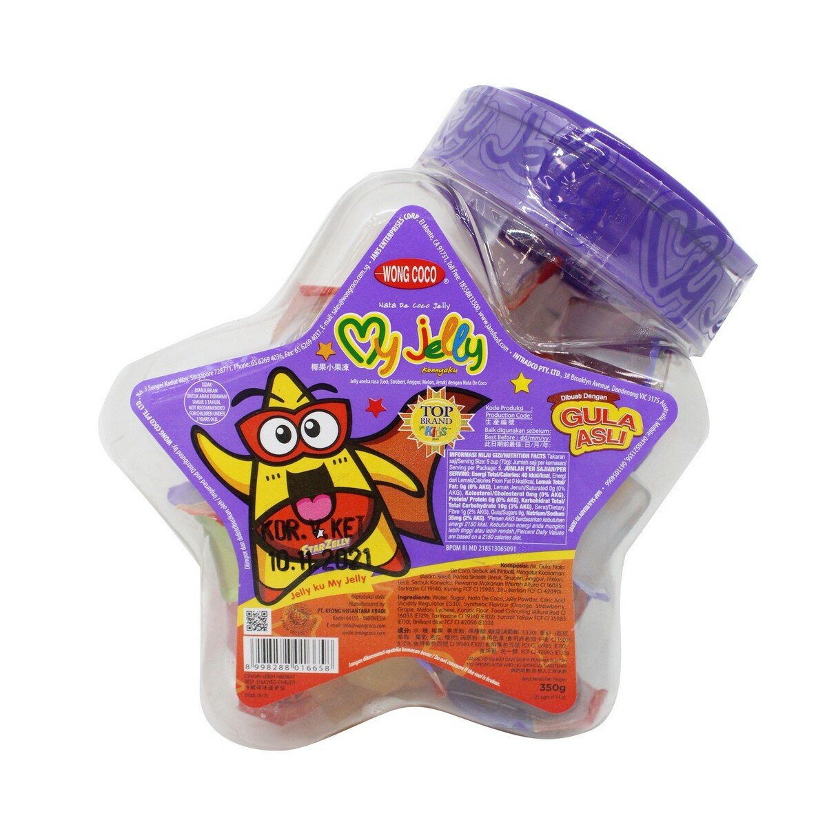 Wong Coco My Jelly 25 x 14g