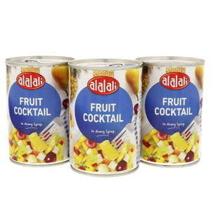 Al Alali Fruit Cocktail In Heavy Syrup 420g x 3pcs