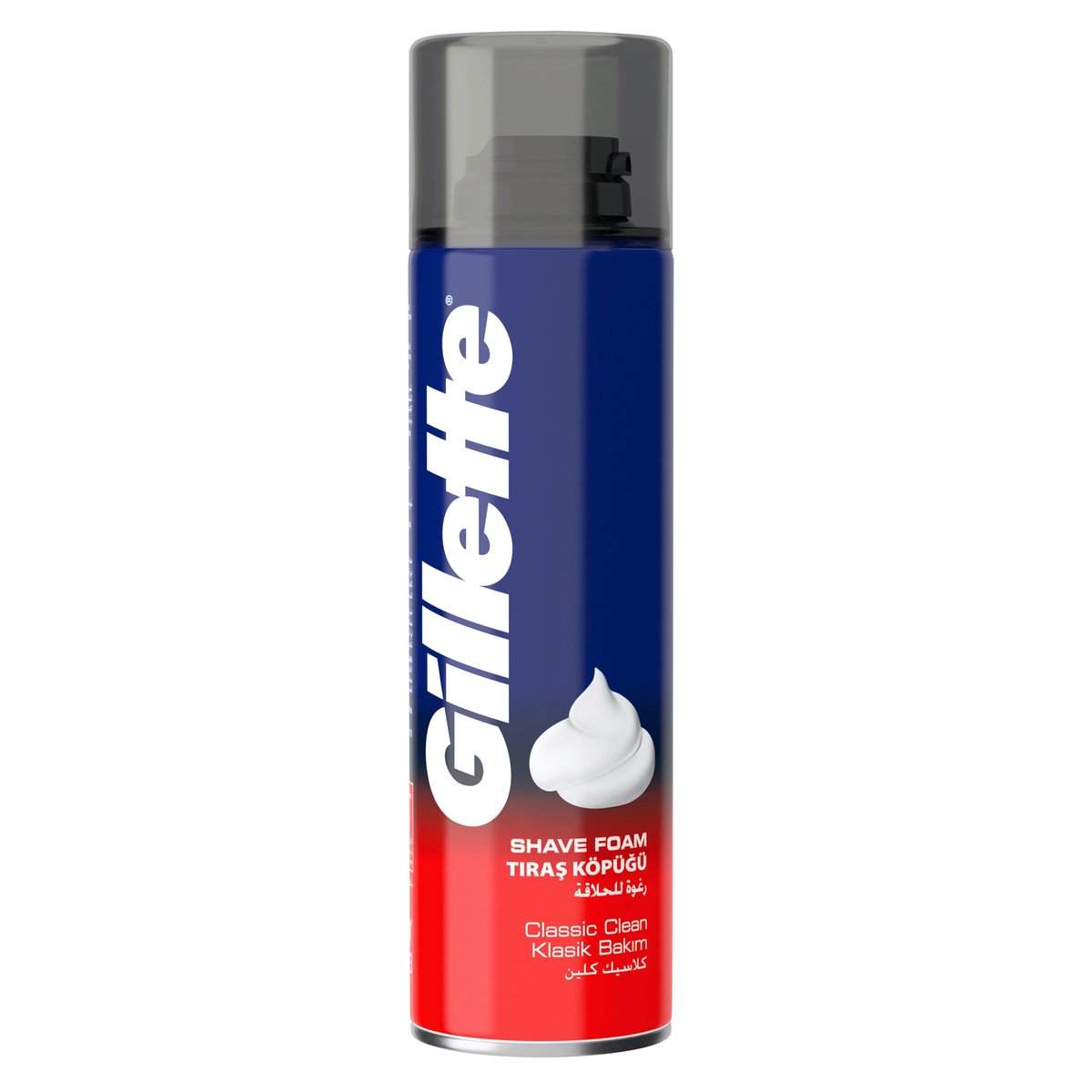 Gillette Classic Clean Shaving Foam 200 ml