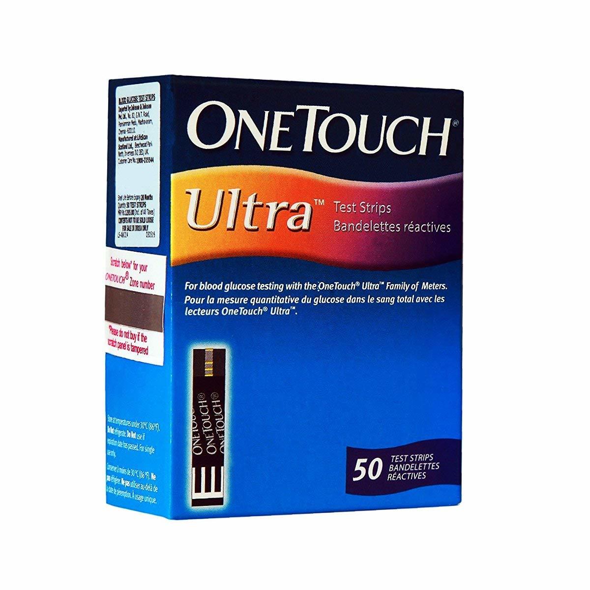 Life Scan One Touch Ultra Strips 50's