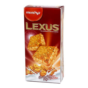 Munchy's Lexus Sandwich Cheese Crackers 21g