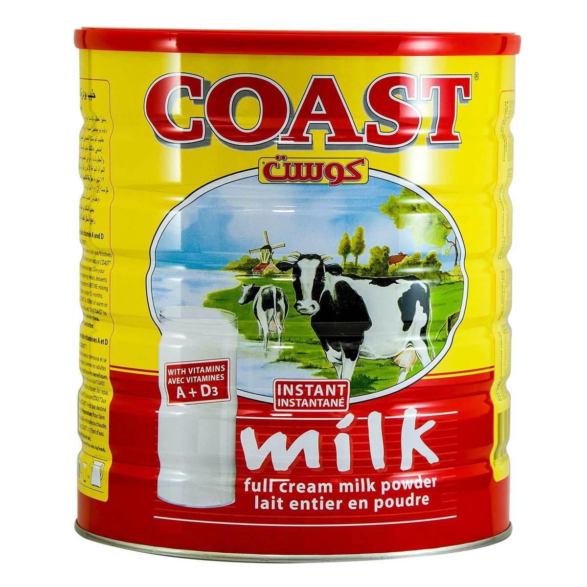 Coast Instant Full Cream Milk Powder 2.5 kg
