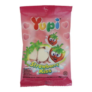 Yupi Strawberry Kiss Mini Bag 45g