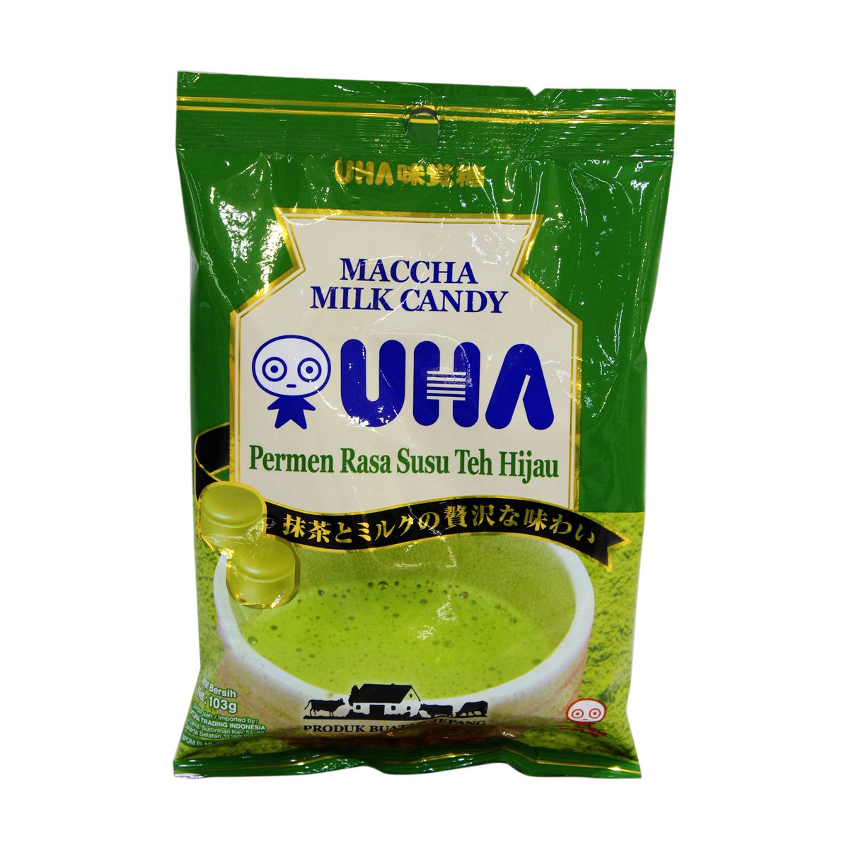 Uha Maccha Milk Candy 103g