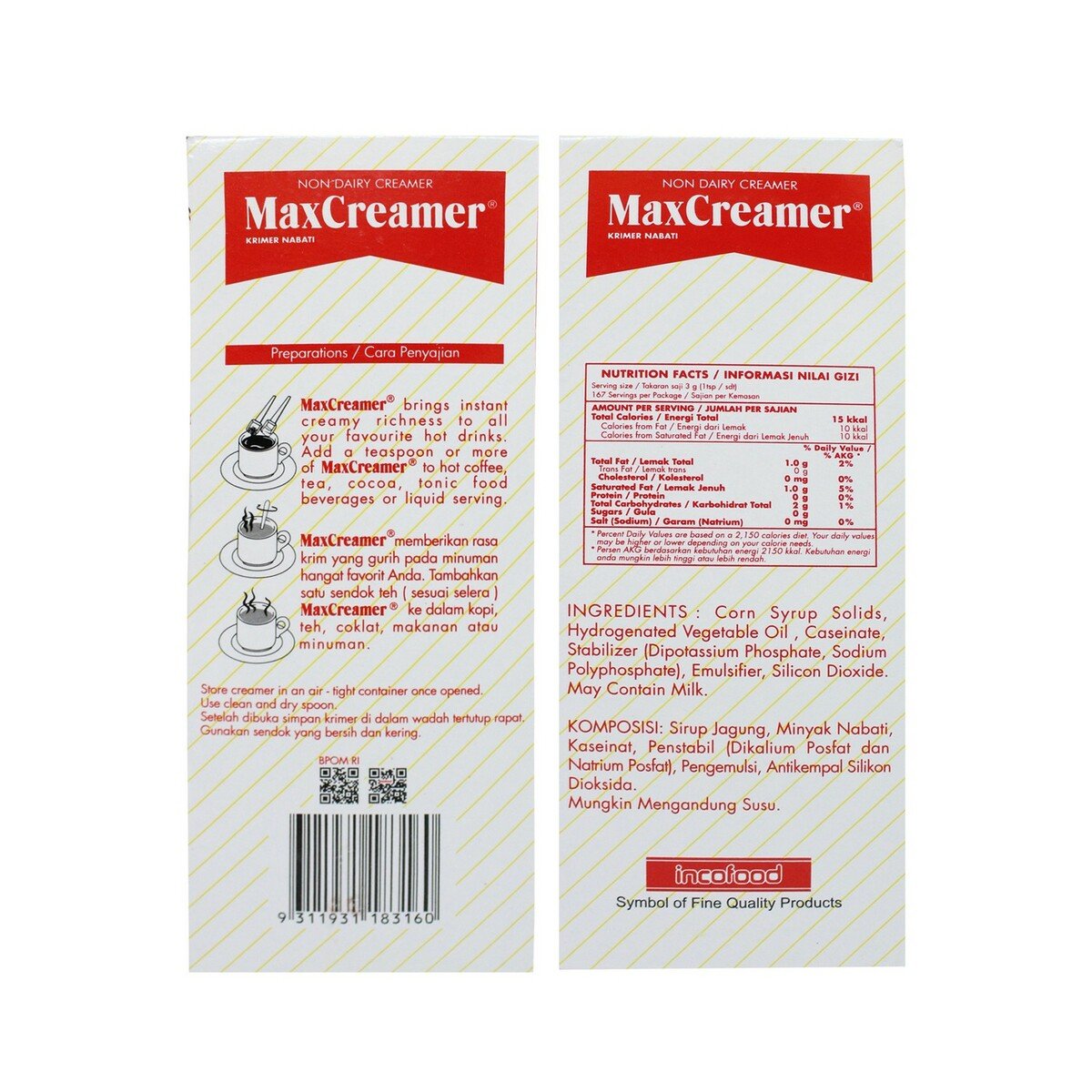 Max Creamer Refill 500g