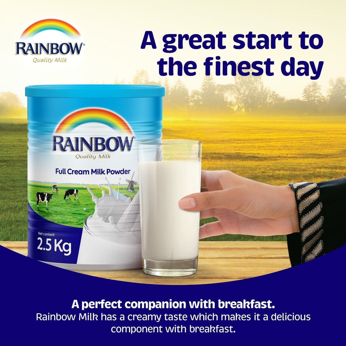 Rainbow Milk Powder Fortified 2.5 kg