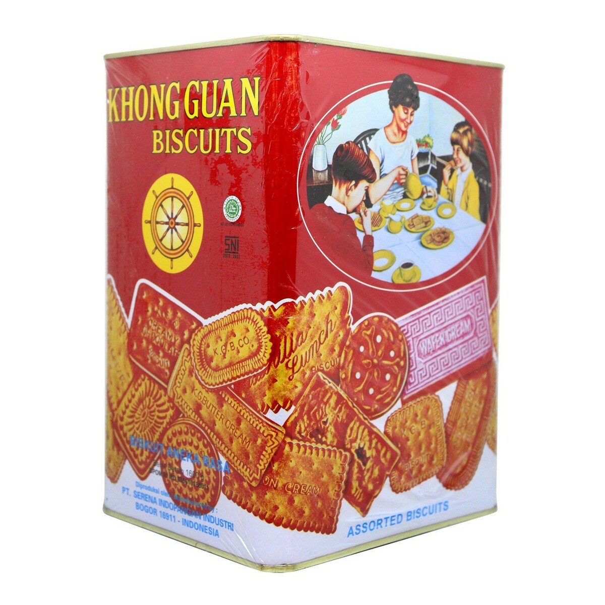Khong Guan Assorted Biscuit Red Persegi 1.6kg