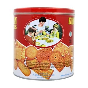 Khong Guan Assorted Biscuit Red Bulat 650g