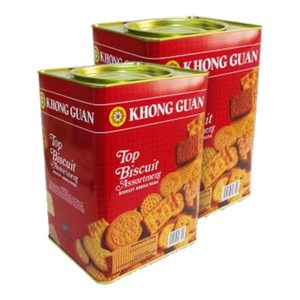 Khong Guan Assorted Biscuit Top Persegi 1.6kg