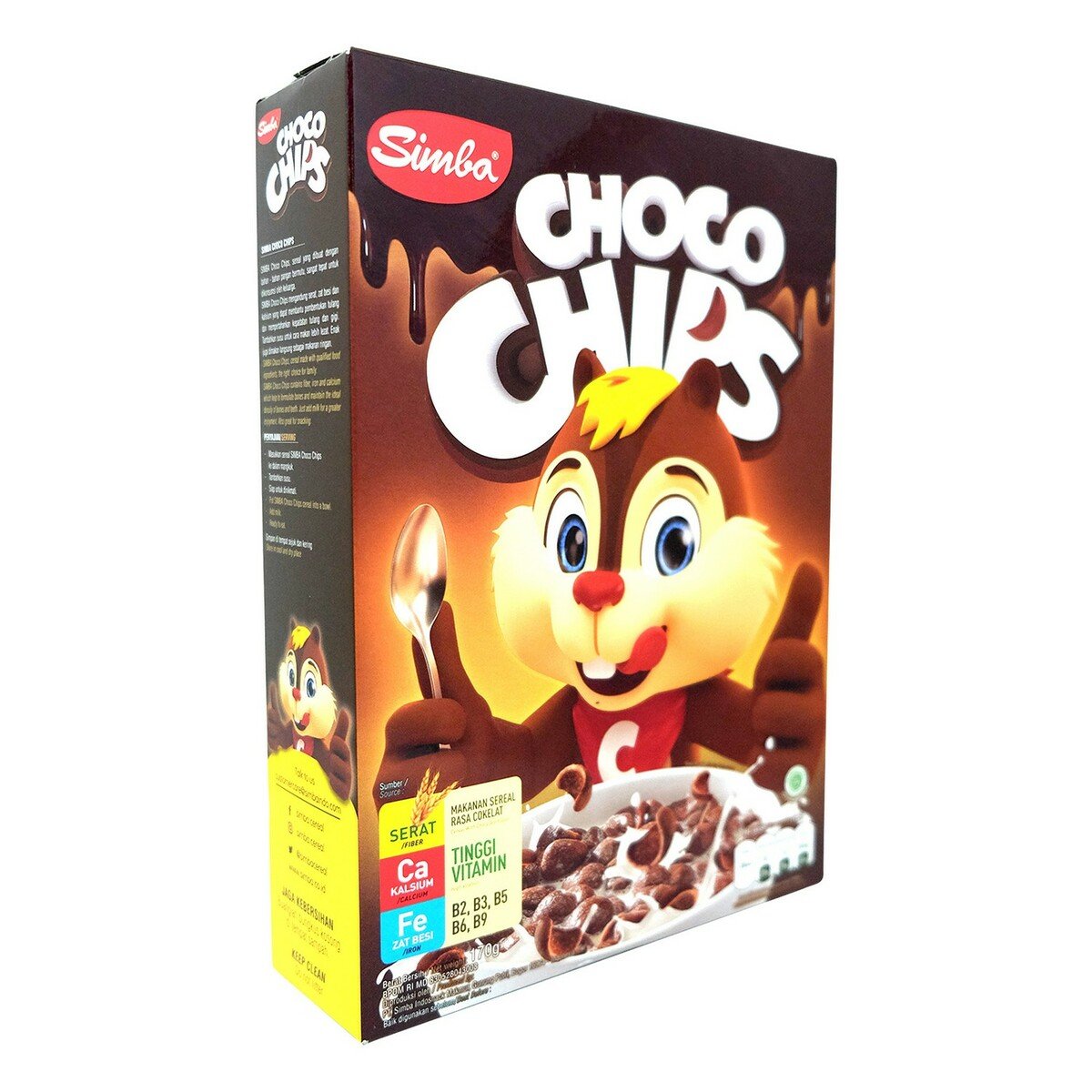Simba Choco Chips 170g