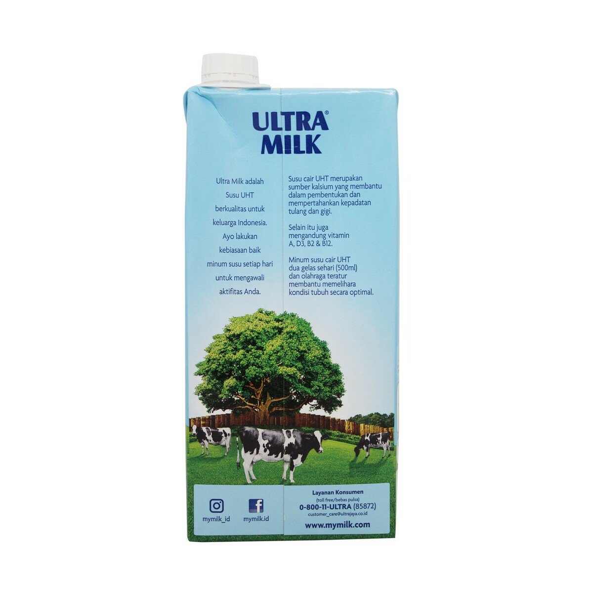 Ultra Milk UHT Plain 1Litre