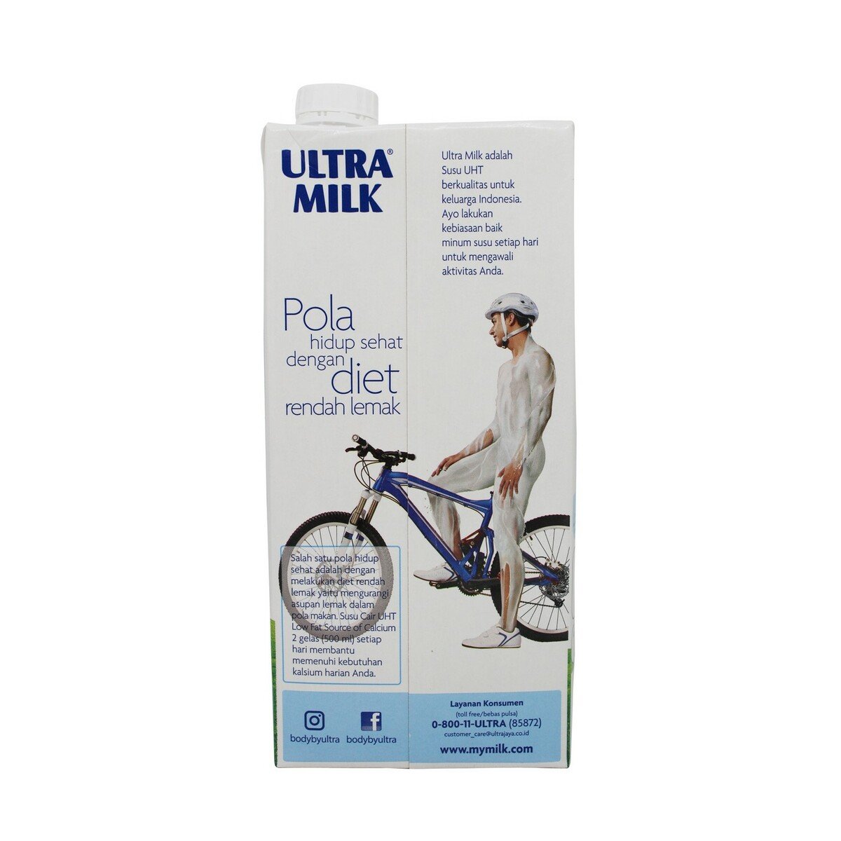 Ultra Milk UHT Low Fat Plain 1Litre