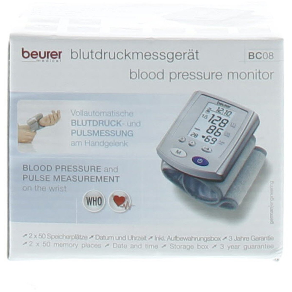 Beurer Blood Pressure Monitor BC08