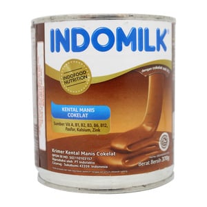 Indomilk Susu Kental Manis Chocolate Can 370g