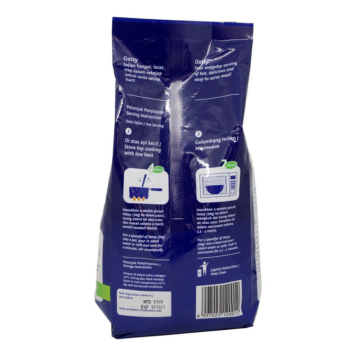 Oatsy Quick Cook Oatmeal 750g