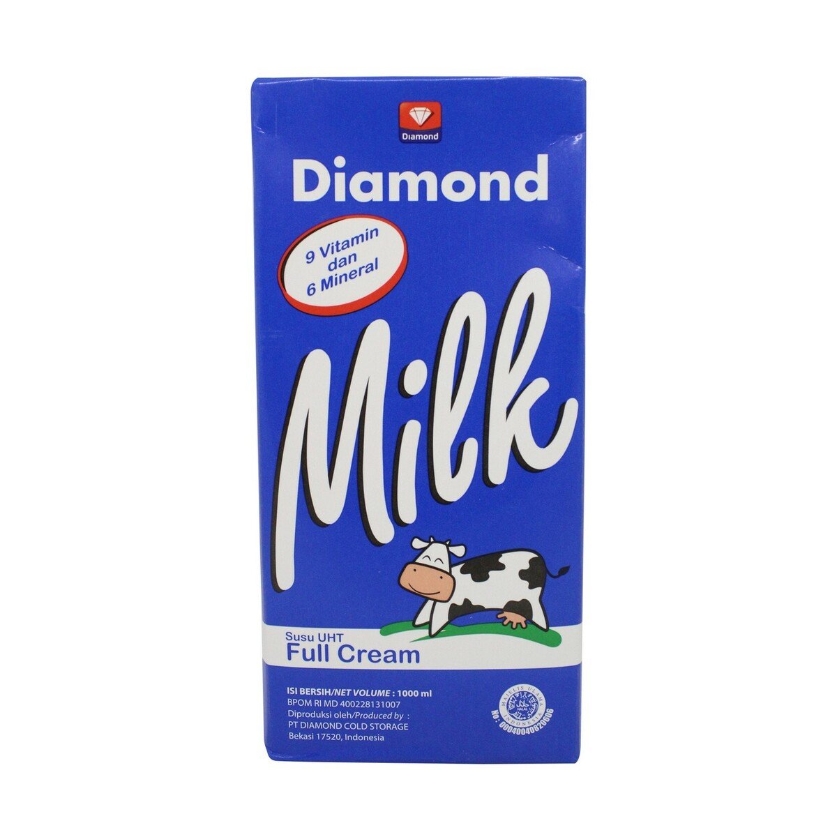 Diamond UHT Milk Full Cream 1Litre