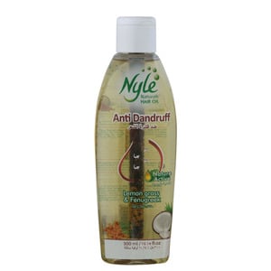 Buy Nyle Anti Dandruff Hair Oil 300 ml Online at Best Price | Hair Oils | Lulu UAE in UAE