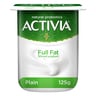 Activia Stirred Yoghurt Full Fat Plain 125 g