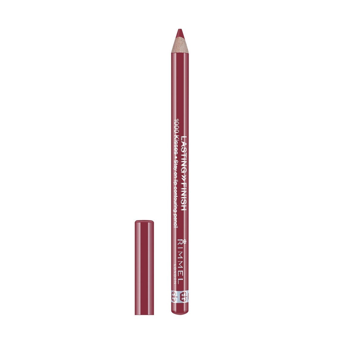 ريميل لندن قلم تحديد الشفاه 1000 كيسيز باطلالة يدوم طويلًا-أنديان بينك-درجة اللون الوردي الحقيقي حبة واحدة
