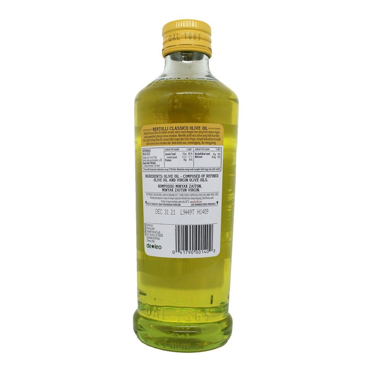 Bertolli Classic Olive Oil 500ml