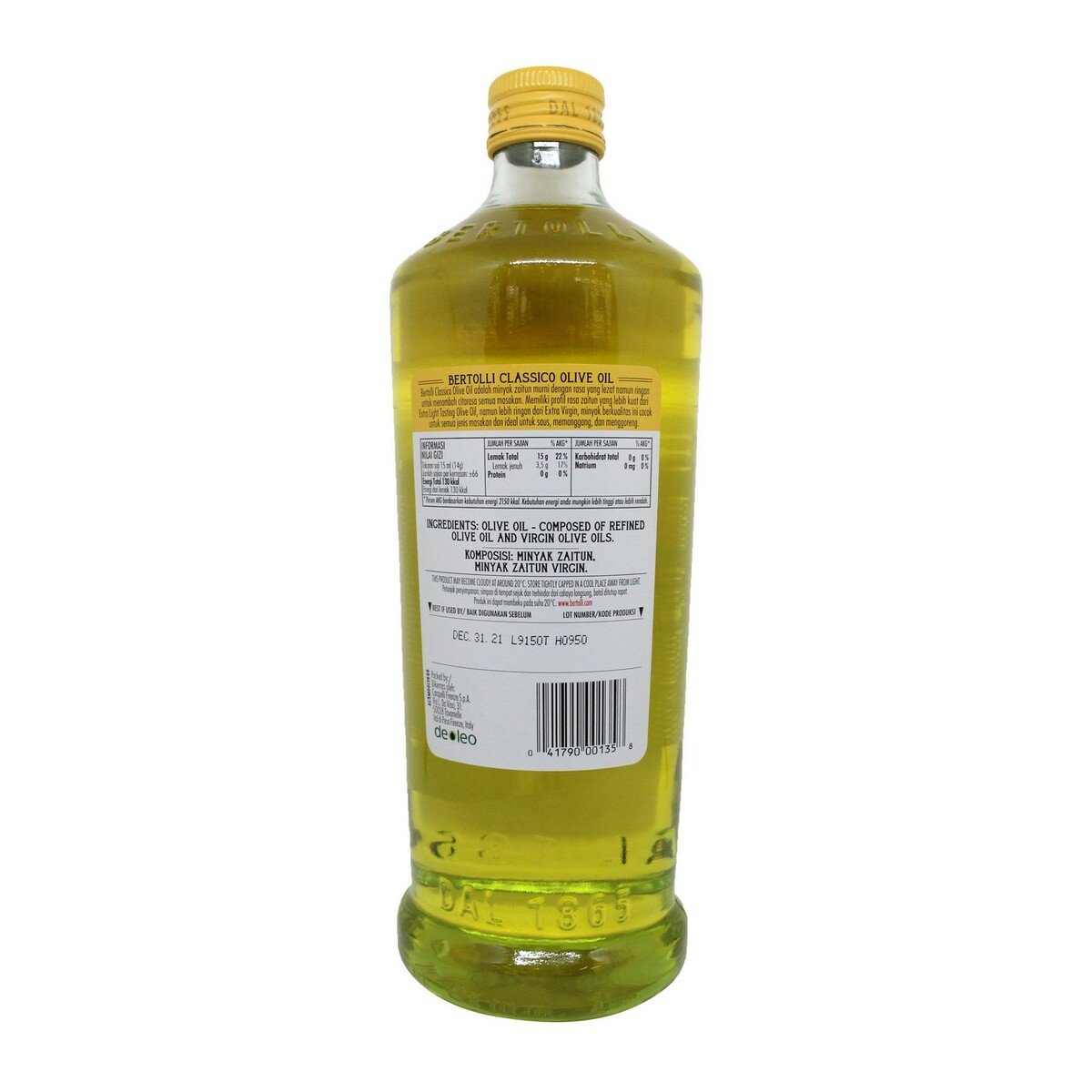 Bertolli Classico Olive Oil 1Litre