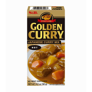 S&B Golden Curry Sauce Mix Hot 92g