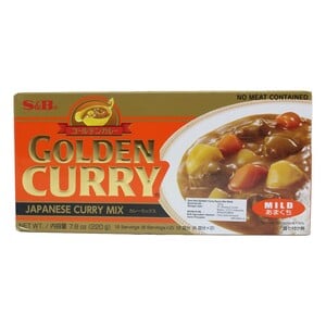 S&B Golden Curry Sauce Mix Mild 220g