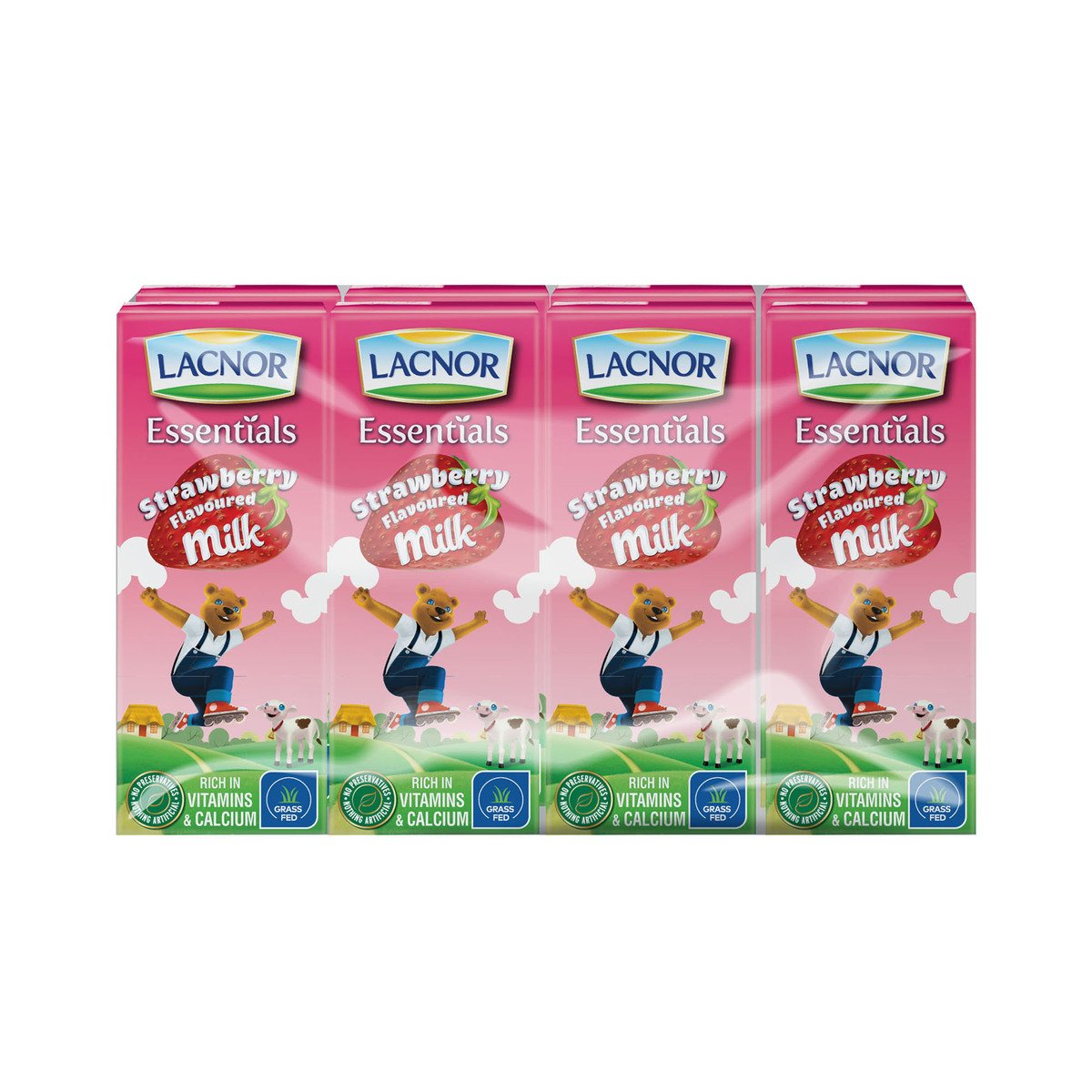Lacnor Essentials Strawberry Flavoured Milk 180 ml