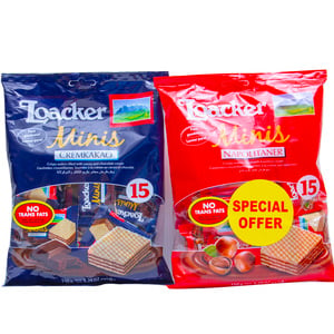 Loacker Assorted  Minis Wafers 2 x 150g