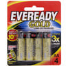 Eveready Gold AA Battery A91 BP4
