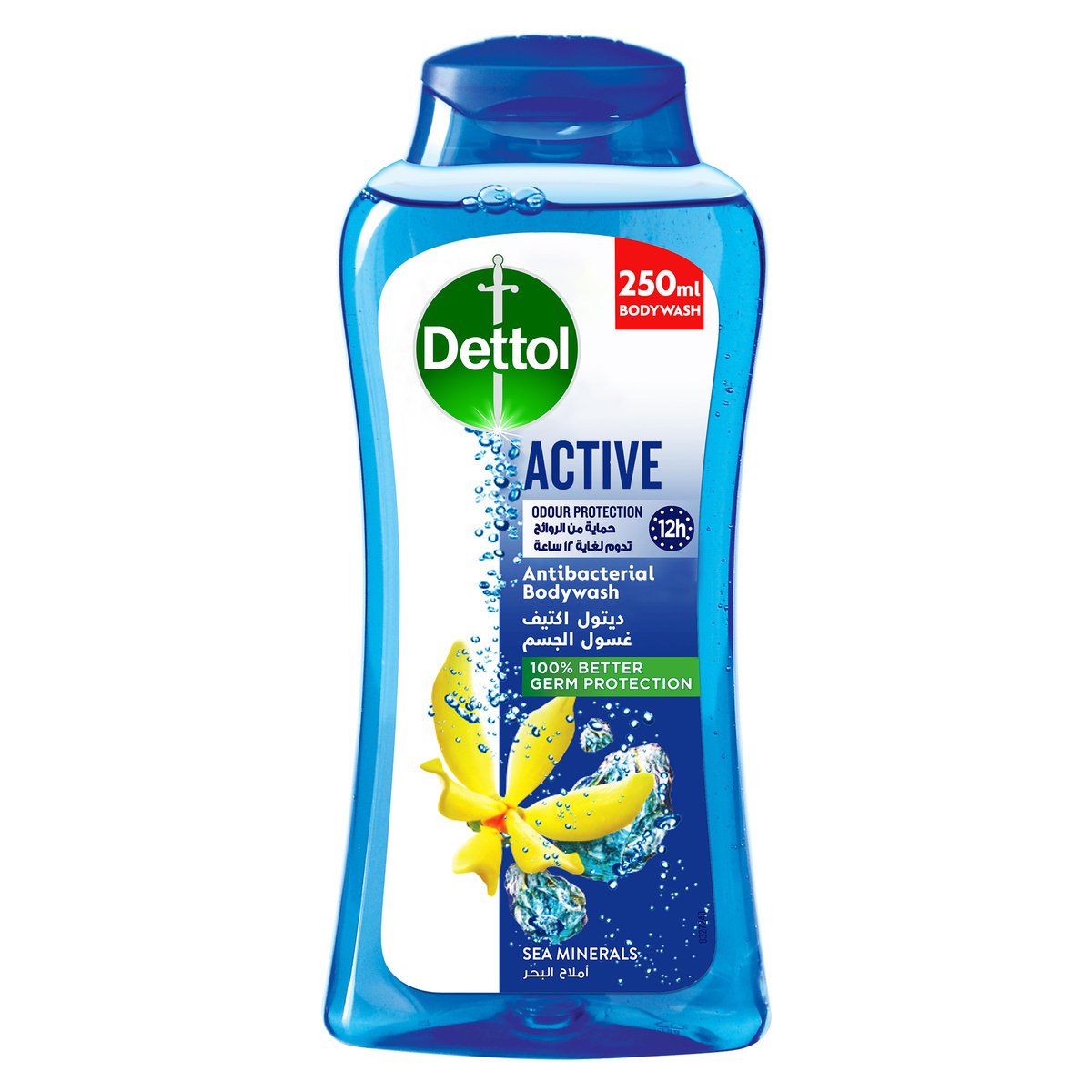 Dettol Anti-Bacterial Body Wash Active 250 ml