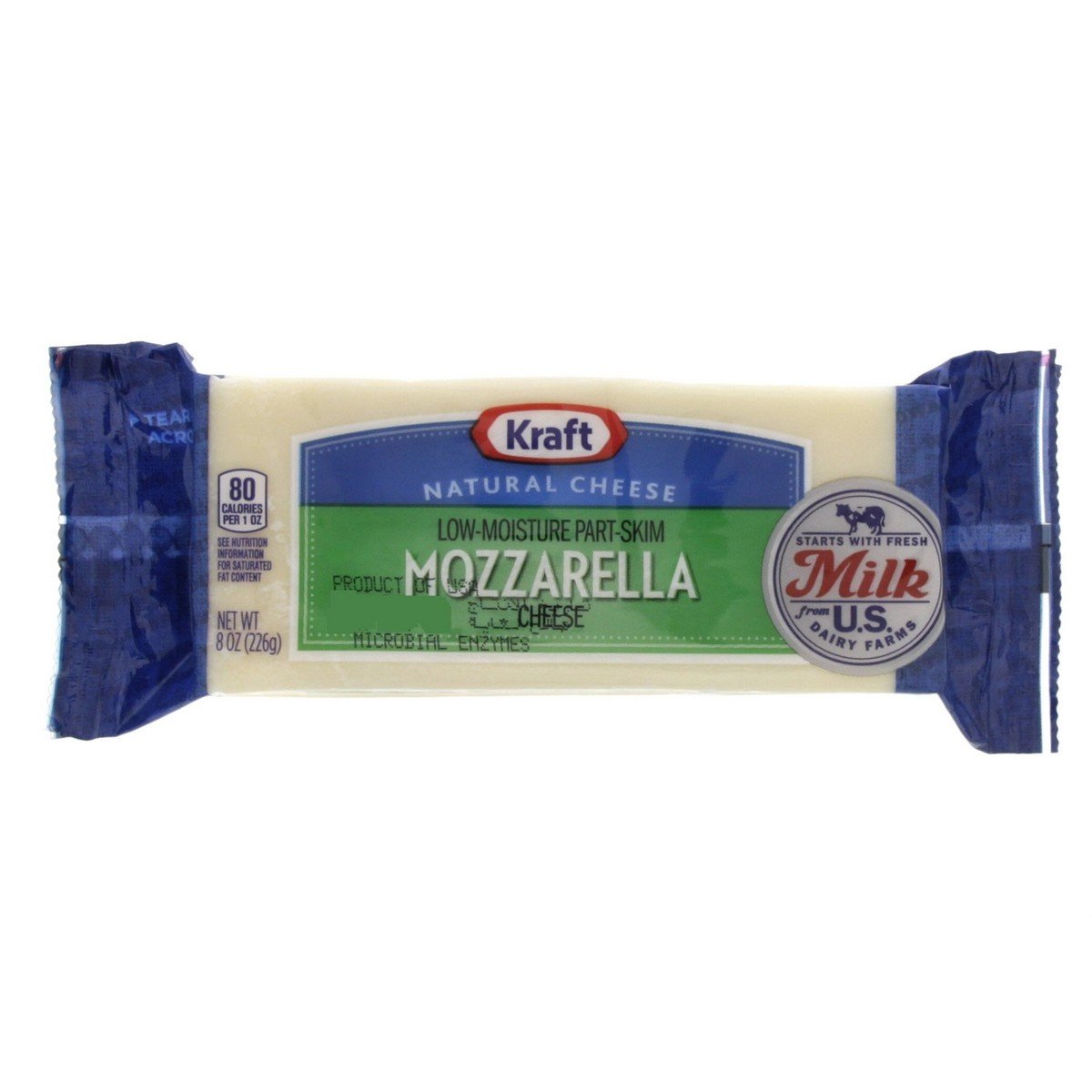 Kraft Natural Mozarella Cheese 226 g