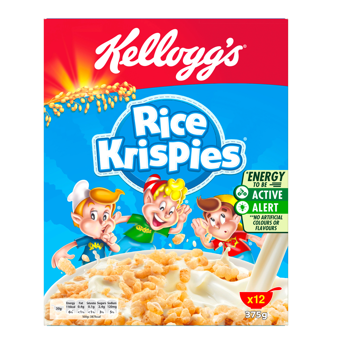 Kellogg's Rice Krispies Cereals 375g