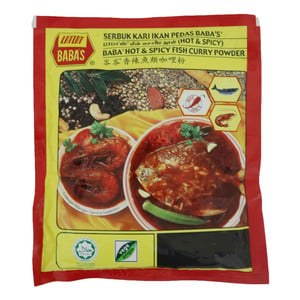 Babas Fish Curry Powder Hot&Spicy 250g