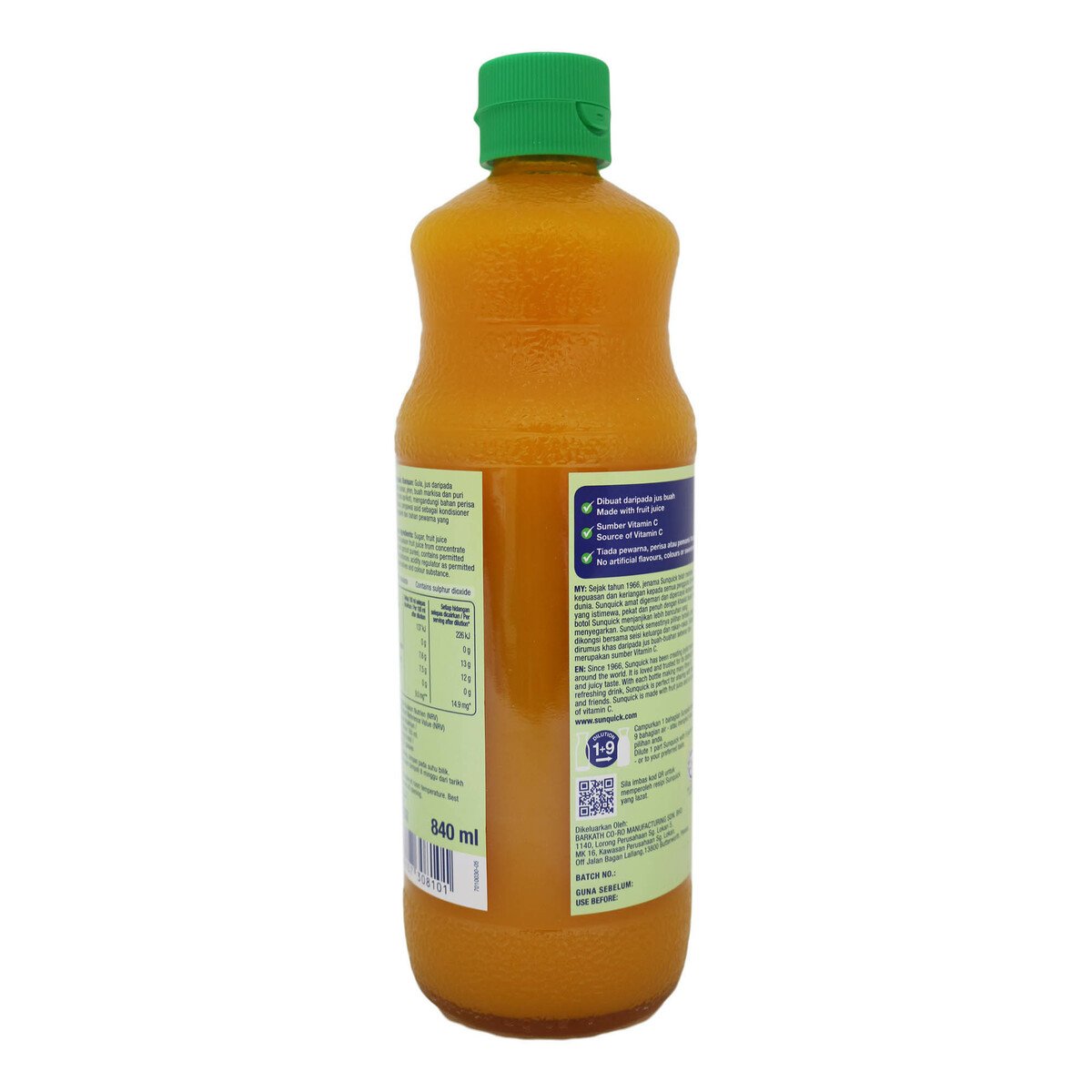 Sunquick Tropical Jumbo Fruit Drink 800ml