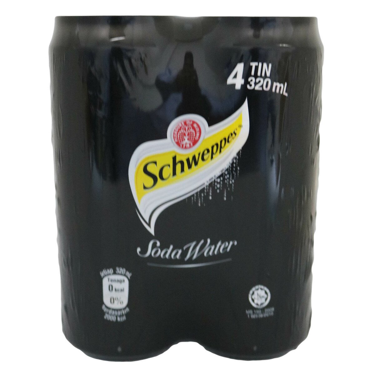 Schweppes Soda Water 4 x 320ml
