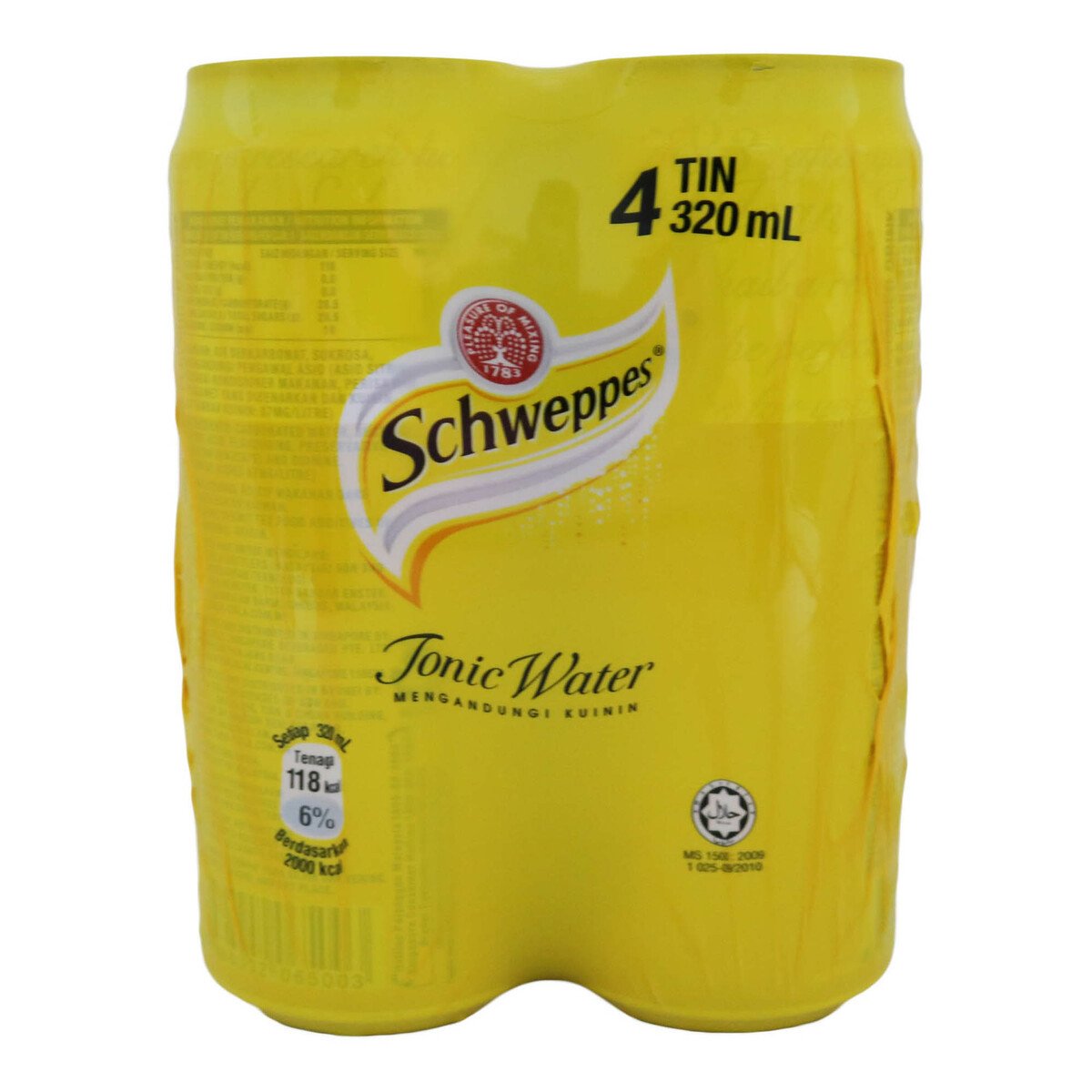 Schweppes Tonic Water 4 x 320ml