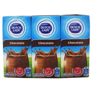 Dutch Lady Uht Milk Chocolate 6 x  200ml