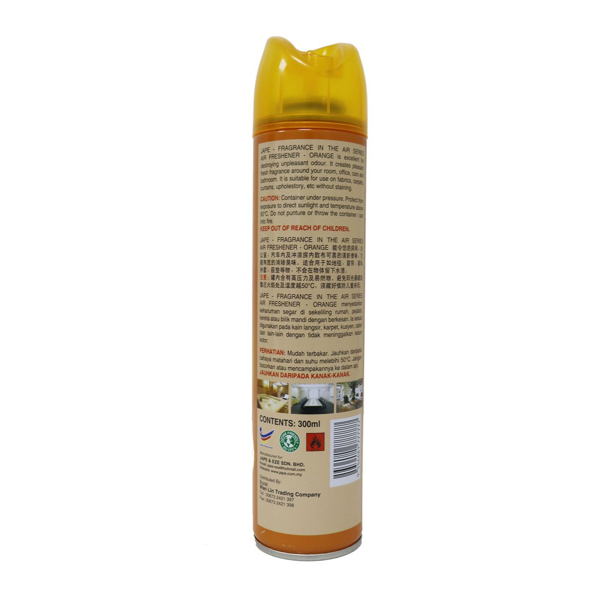 Jape Air Freshener Spray Orange 300ml