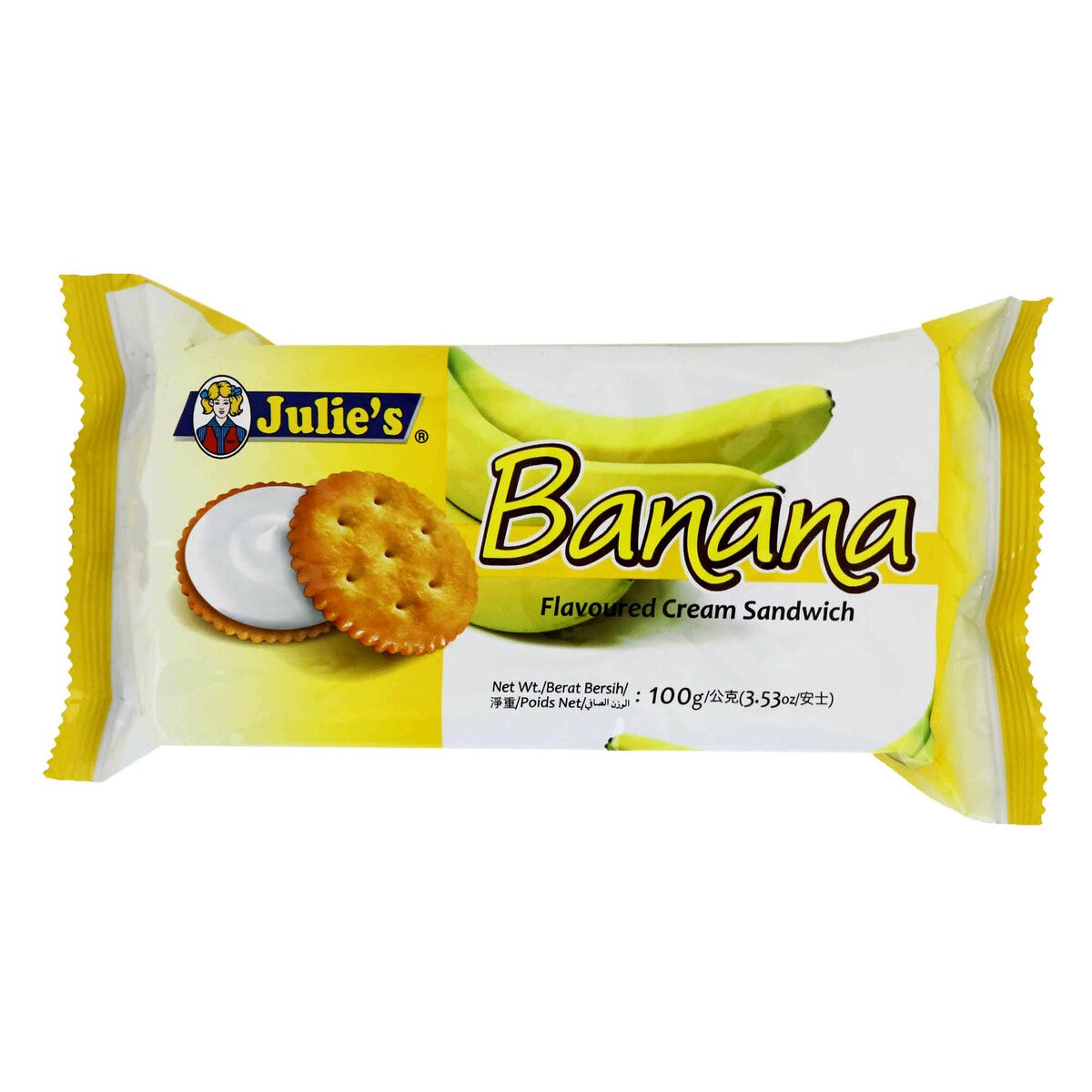 Julies Banana Sandwich Biscuits 100g