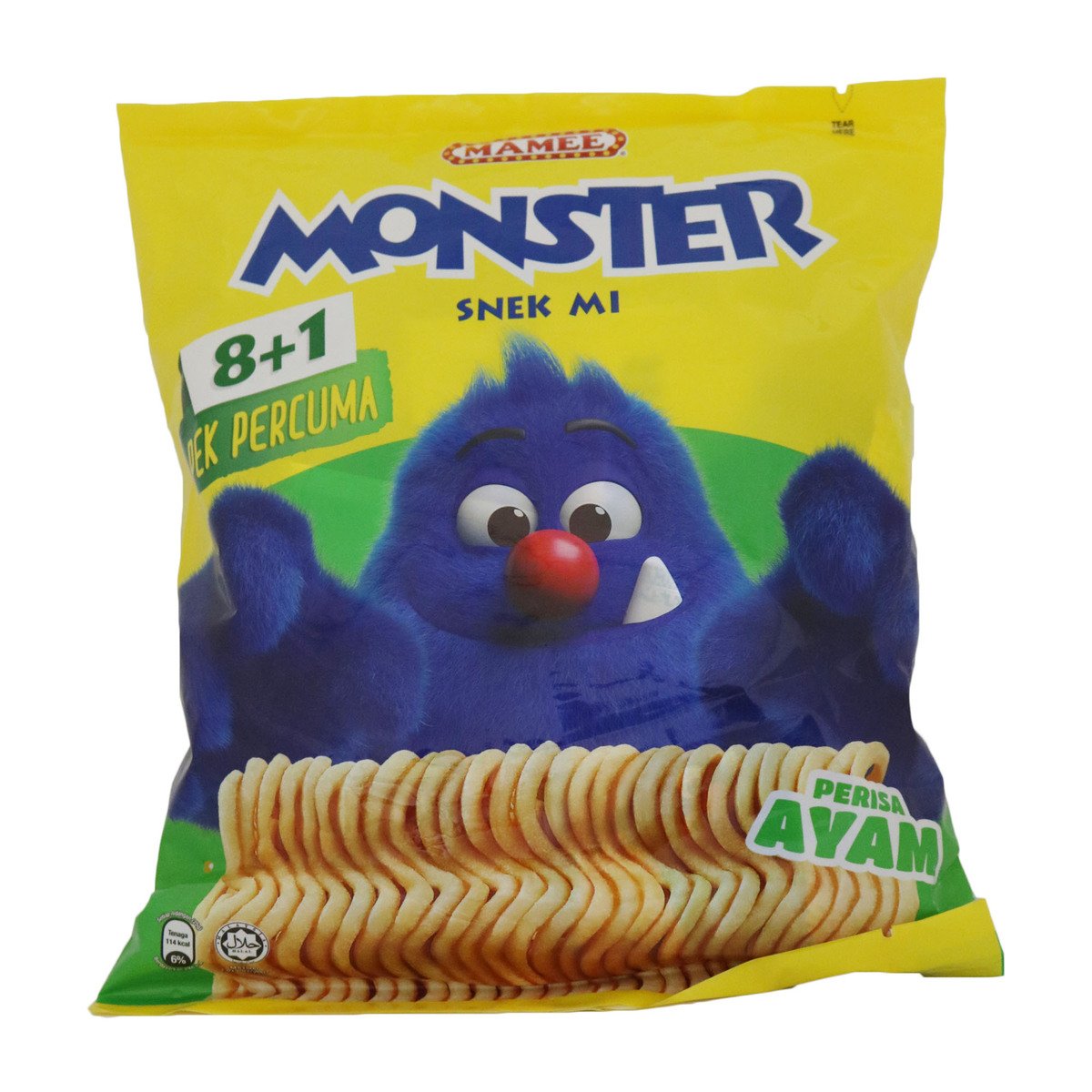 Mamee Monster Chicken Family Pack 8 x 25g