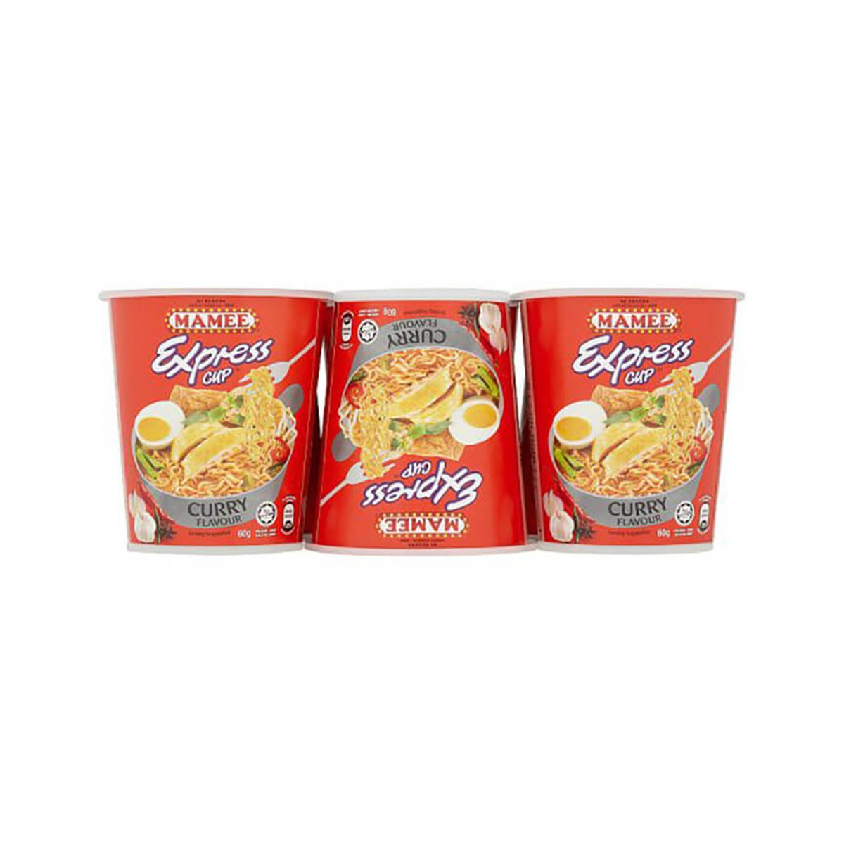 Mamee Express Cup Curry 6 x 60g