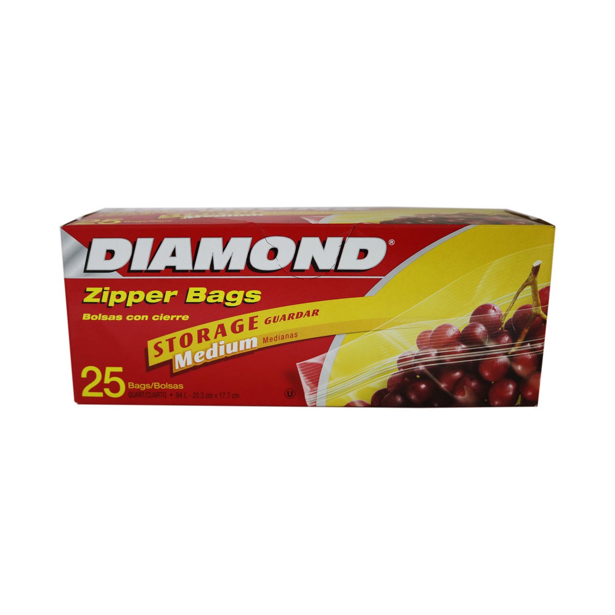 Diamond Zipper Bag Medium 25pcs