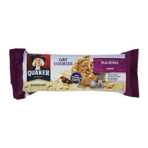 Quaker Oat Cookies Raisins 108g
