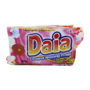 Daia Washing Bar Soap Floral 3 x 150g