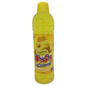 Daia Lemon Yellow Floor Cleaner Bottle 900ml