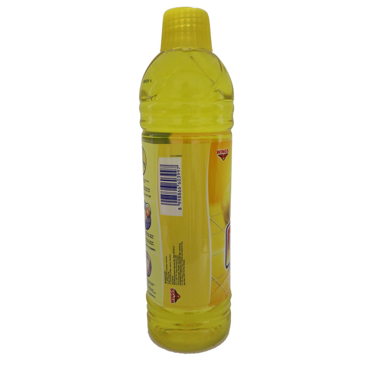 Daia Lemon Yellow Floor Cleaner Bottle 900ml