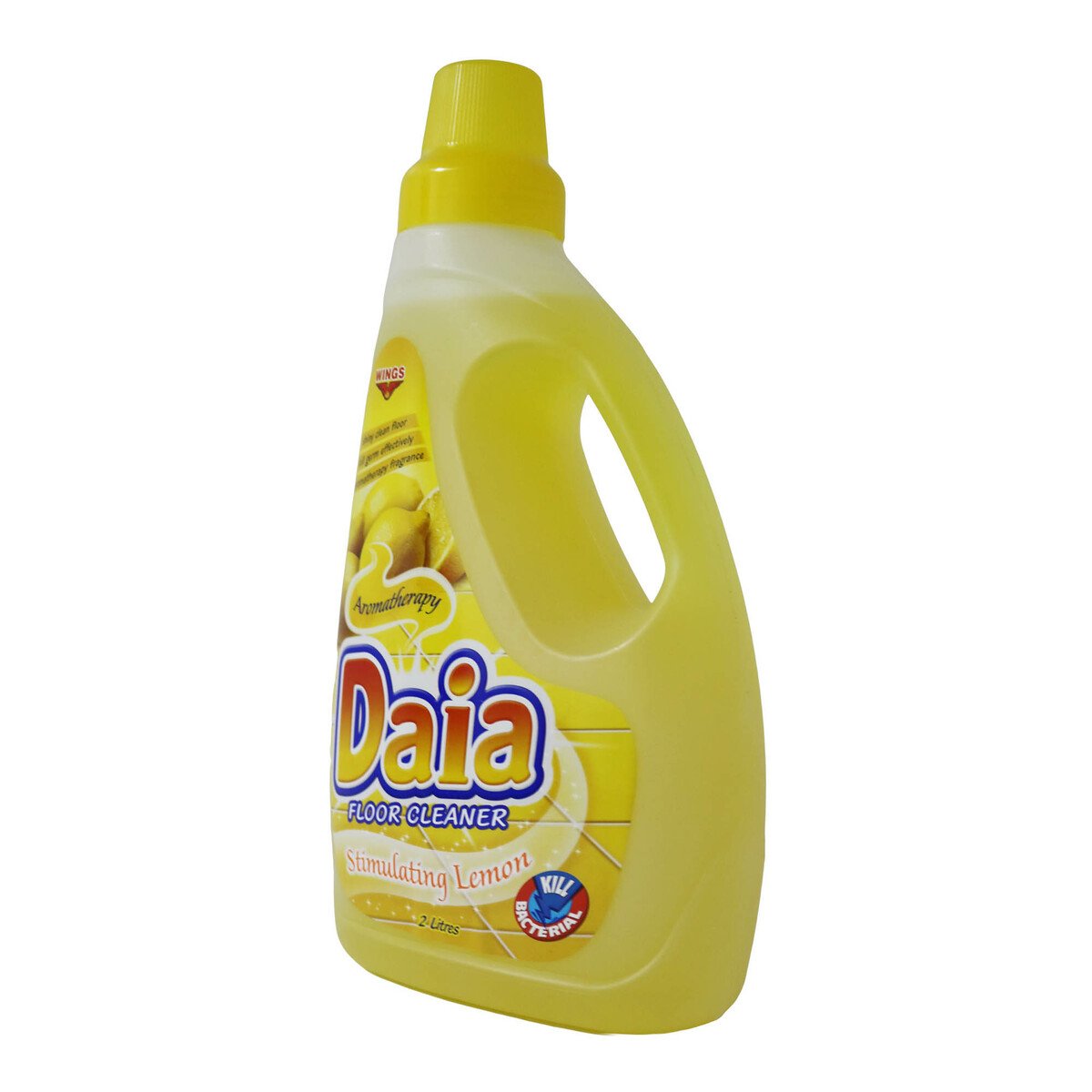 Daia Lemon Yellow Floor Cleaner Bottle 2Litre