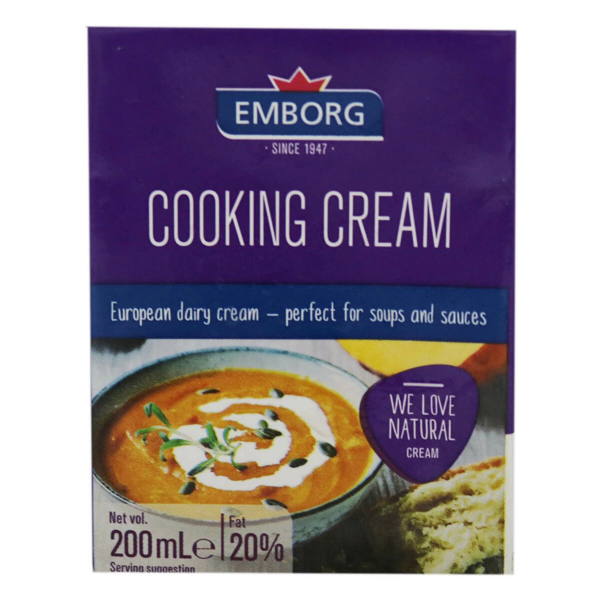 Emborg Uht Cooking Cream 200ml