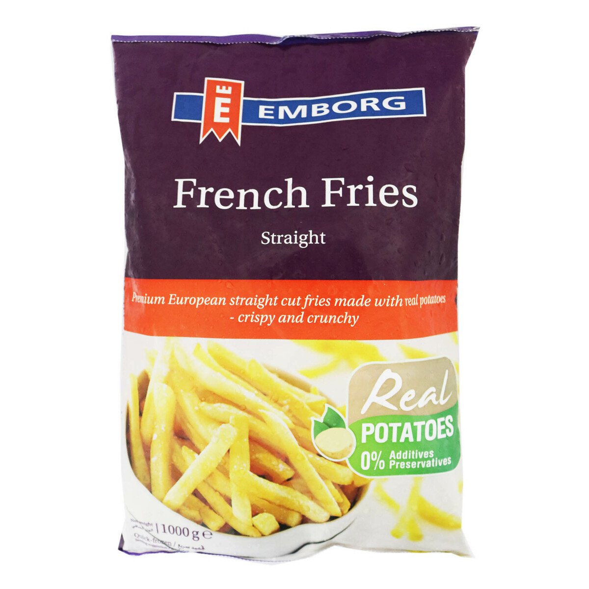 Emborg Straight Cut Fries 1kg